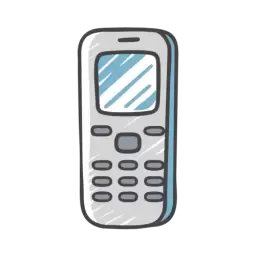 Retro Mobile Phone Icon