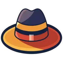 Retro Sun Hat Icon