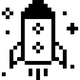 Rocket Pixel Icon