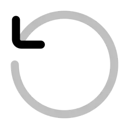 Rotate Left Icon SVG