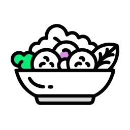 Salad SVG Vector