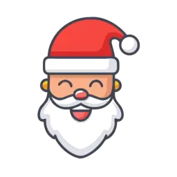 Santa Claus Icon SVG