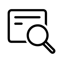 Search Card Free Symbol