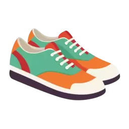 Multicolor Shoes Icon