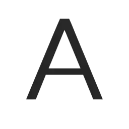 Simple Letter A Icon