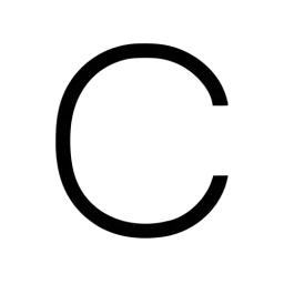 Simple Letter C Free Icon