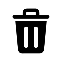 Simple Trash Can Icon
