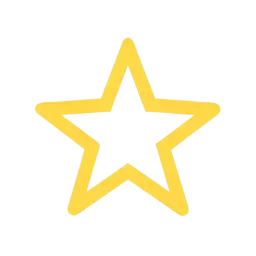 Simple Yellow Star Icon