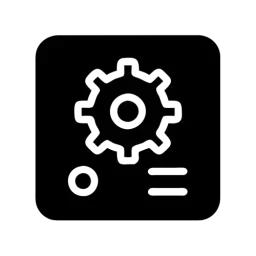 Square Gear Symbol
