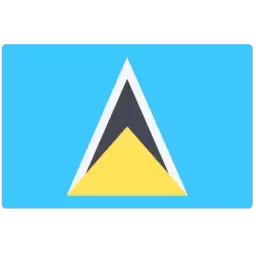 Stlucia Country Flag