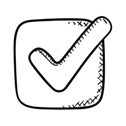 Success Square Tick Icon