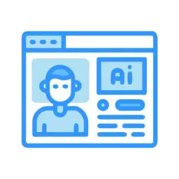 SVG AI Agent Web Symbol