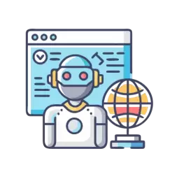 SVG AI Agent Web Vector Free