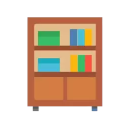 SVG Bookshelf Icon