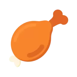 SVG Chicken Thigh Symbol Free