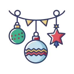 SVG Christmas Decor Icon