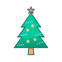 SVG Christmas Tree Vector Free
