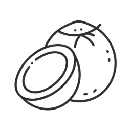 SVG Coconut Free Symbol
