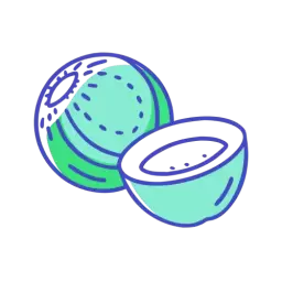 SVG Coconut Vector Free