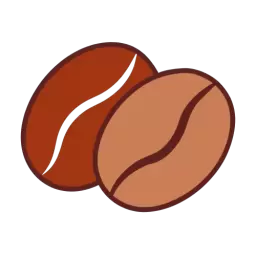 SVG Coffee Bean Icon Free