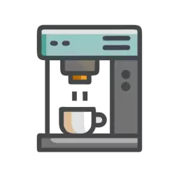 SVG Coffee Machine Vector