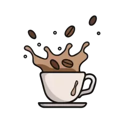 SVG Coffee Spill Symbol