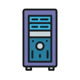 SVG Computer Tower Symbol