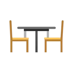 SVG Dining Table Symbol