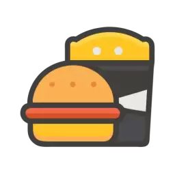 SVG Fast Food Symbol Free