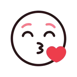 SVG Kissing Face Symbol Free