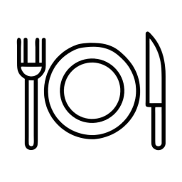 SVG Plate Cutlery Symbol Free