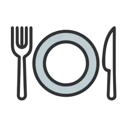 SVG Plate Cutlery Vector