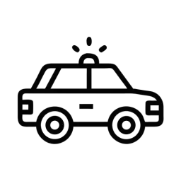 SVG Police Car Icon