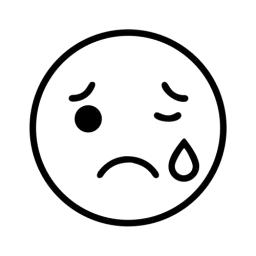 SVG Sad Emoji Icon