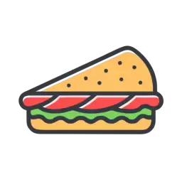 SVG Sandwich Symbol Free