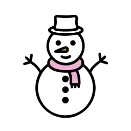 SVG Snowman Free Icon
