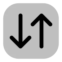 SVG Swap Vertical Icon
