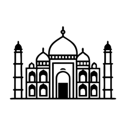 SVG Taj Mahal Symbol