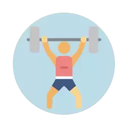 SVG Weightlifting Symbol