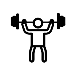 SVG Weightlifting Symbol