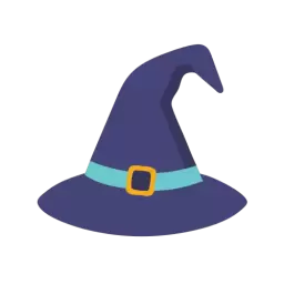 SVG Witch Hat Vector