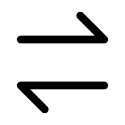 Swap Semi Horizontal Icon