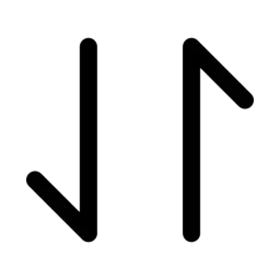 Swap Semi Vertical Icon