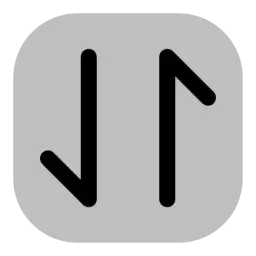 Swap Semi Vertical Symbol