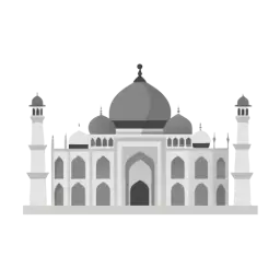 Taj Mahal Icon SVG