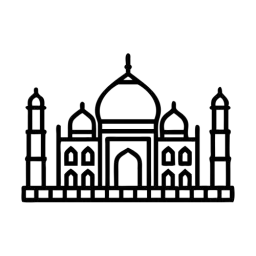 Taj Mahal Symbol SVG