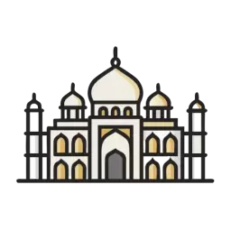 Taj Mahal Vector SVG