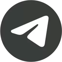 Telegram Logo Vector Black White