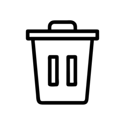 Trash Icon Outline