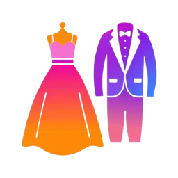 Tuxedo Wedding Dress Icon